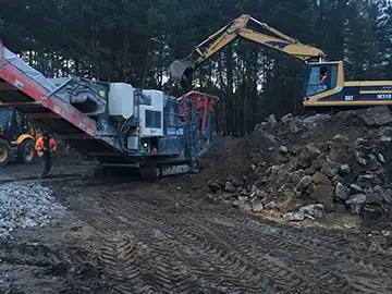 Recykling gruzu betonowego
