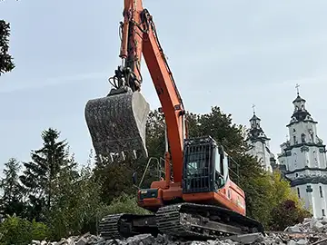 Rozbiórka trzech budynków mieszkalnych Białystok