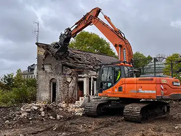 Rozbiórka trzech budynków mieszkalnych Białystok