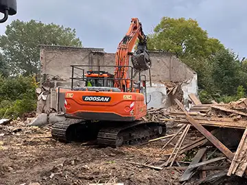 Rozbiórka trzech budynków mieszkalnych Białystok