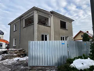 Rozbiórka domu Białystok, ul. Leśna